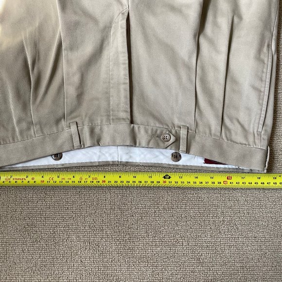 Corbin Cream Twill Men's Pants, Size 36.5 (based off flat measurement) - Picture 11 of 13